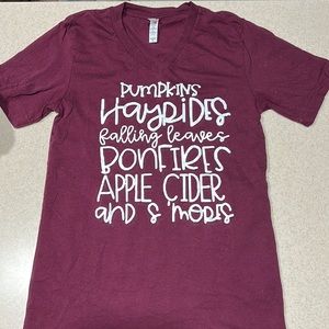 Bella Canvas fall t-shirt